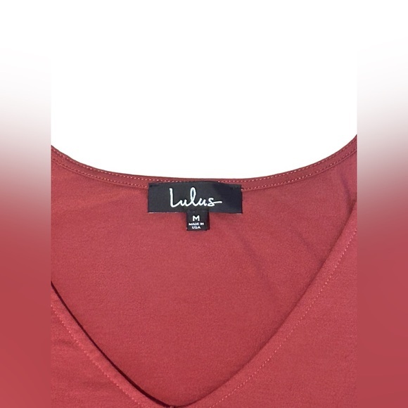 Lulus Glory of Love Rusty Rose Shift Dress Size Medium - Picture 7 of 9